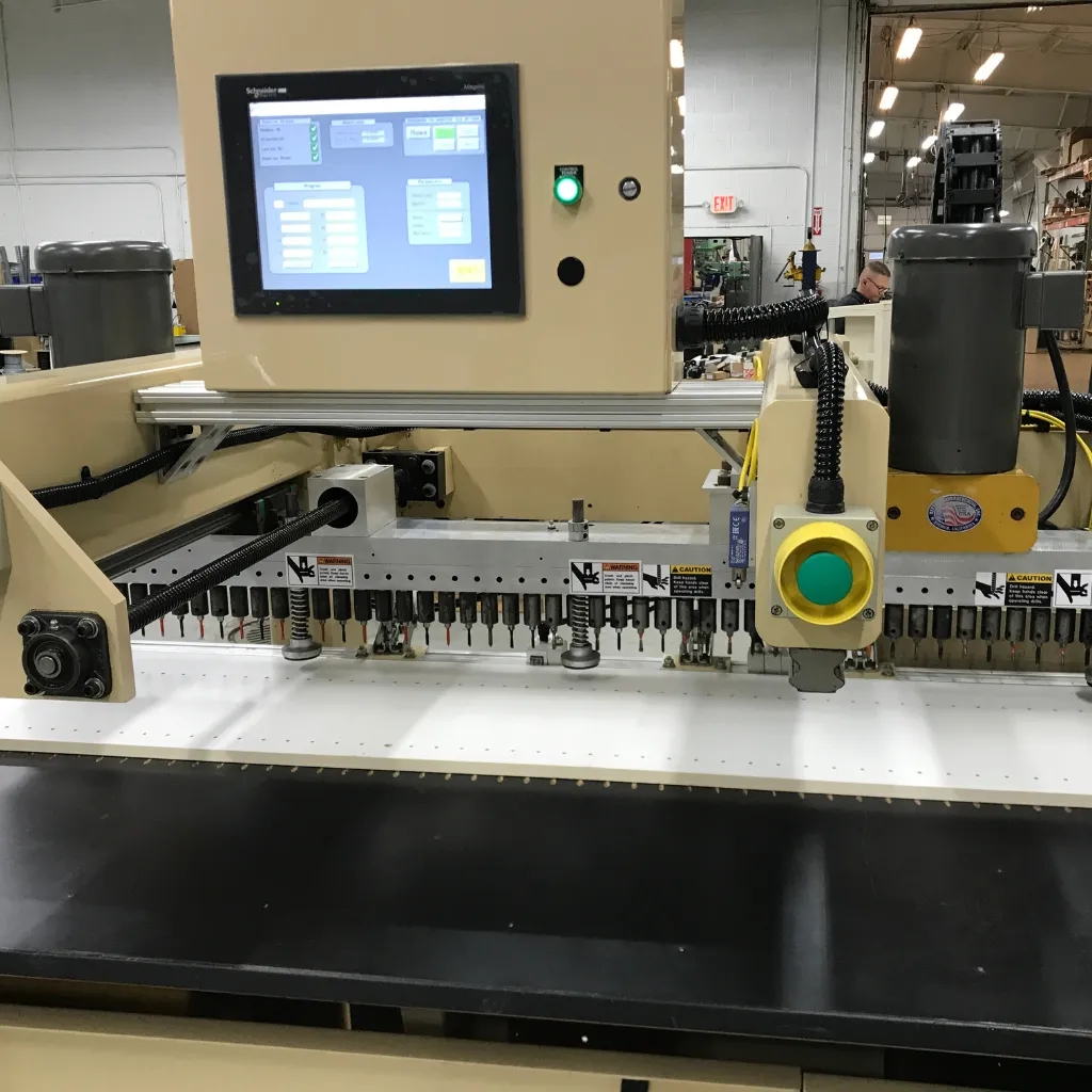 Retention System R76 RITTER R76 Line Drill, 76 Spindle CNC Drilling System | Ritter Machinery