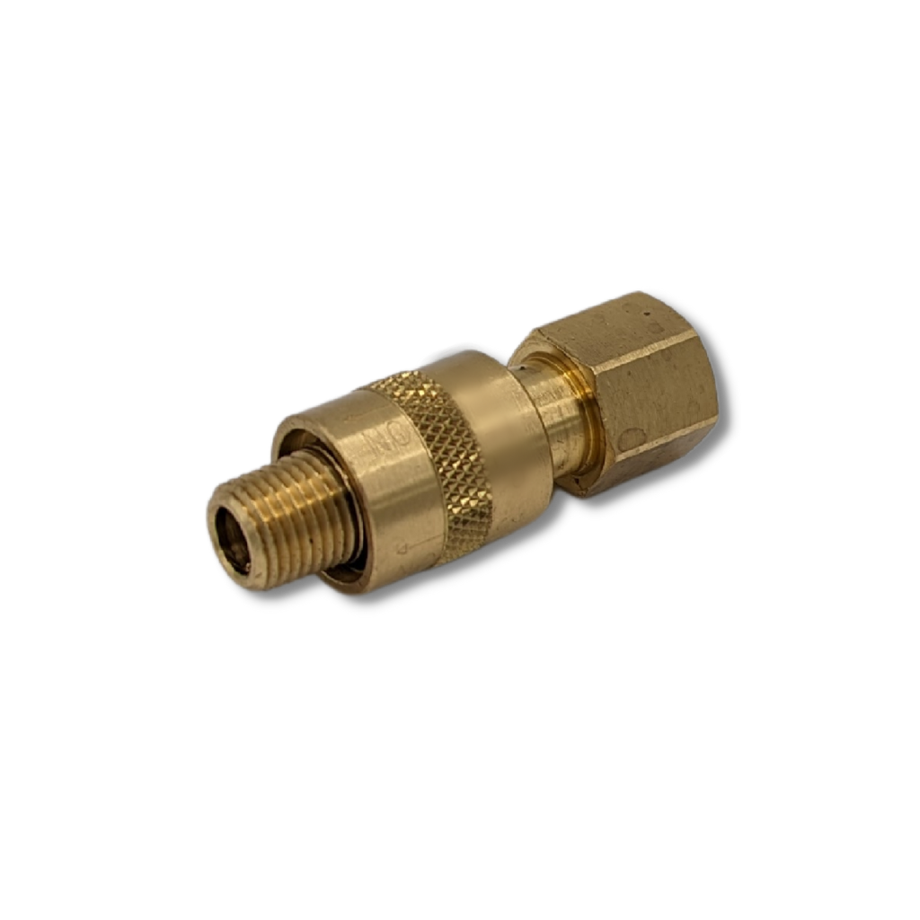 1/4" NPT Slide Valve, Brass