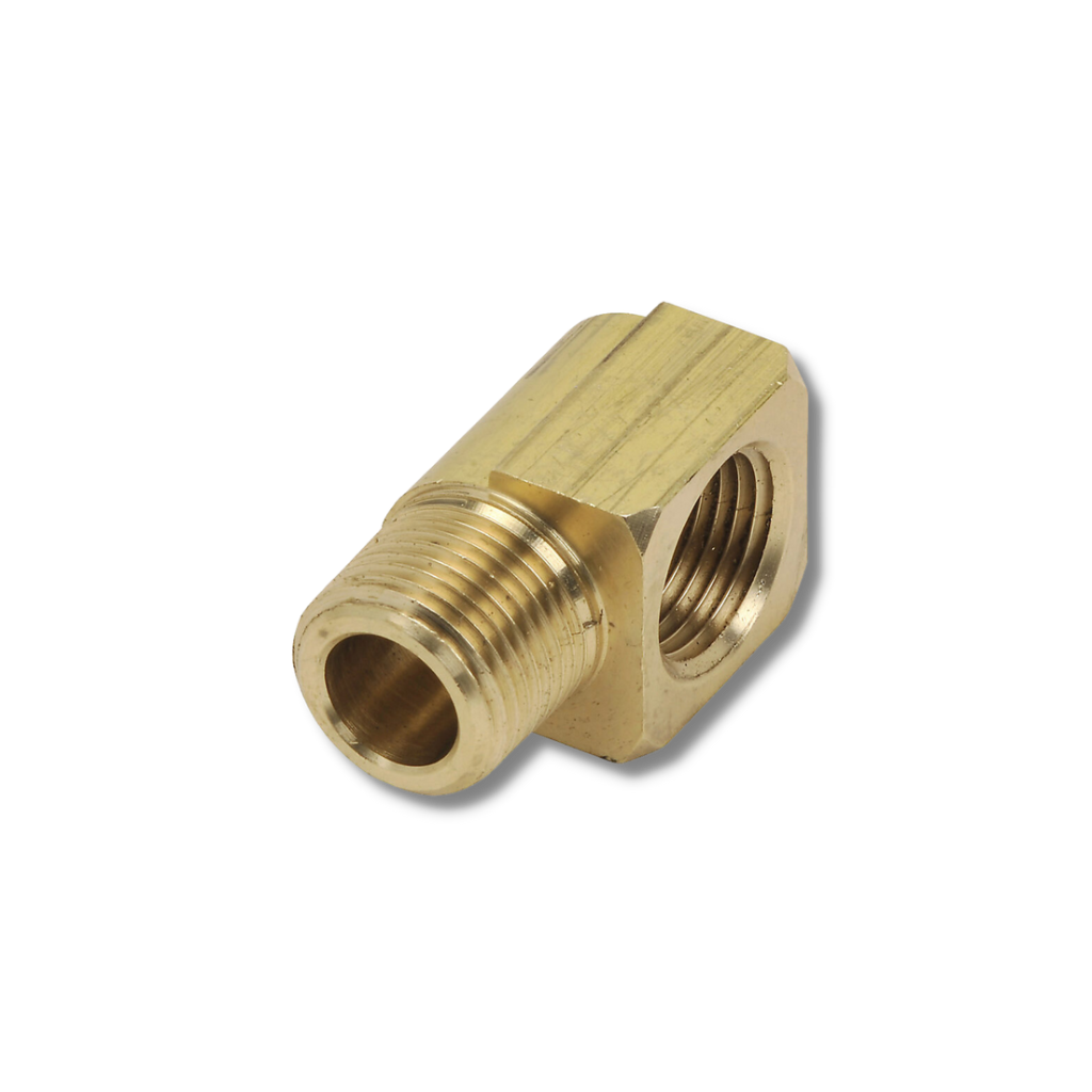 1/4" NPT, Brass Street Elbow